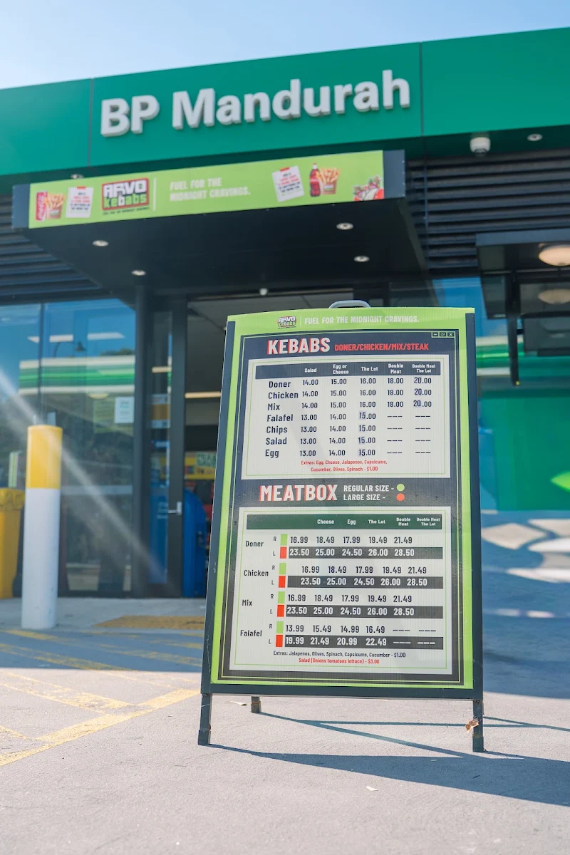 Menu, Arvo Kebabs