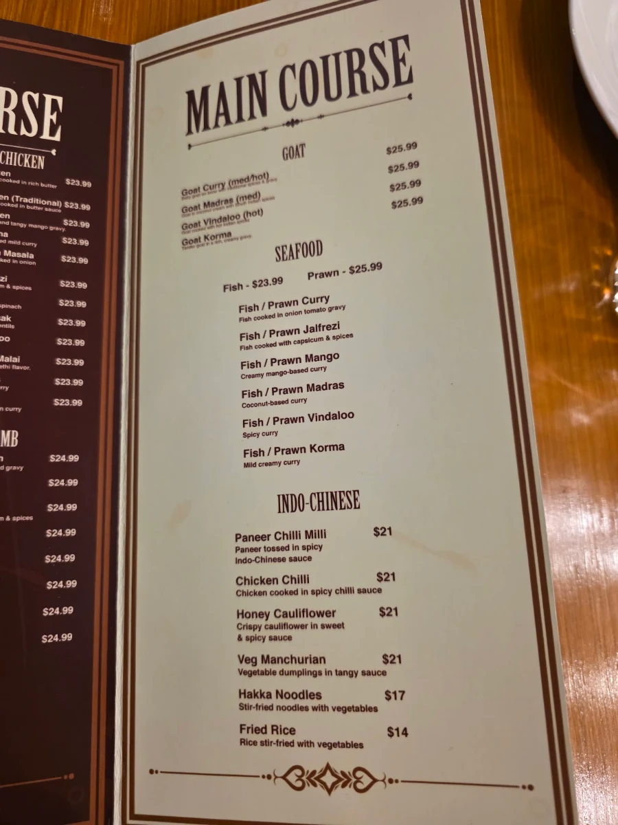 Menu, Naan Bite