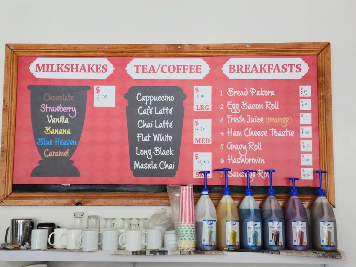 Menu, Marshal’s Corner