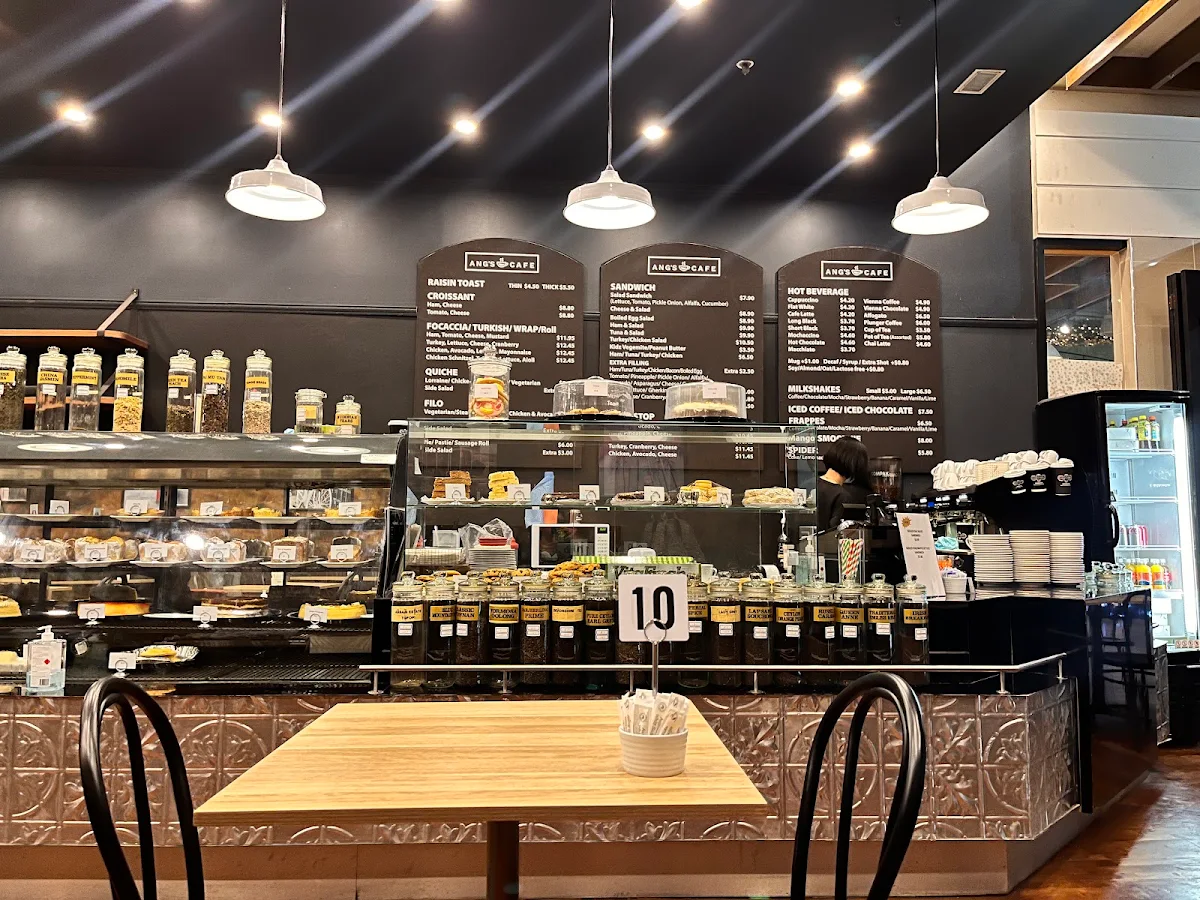 Menu, Angs Coffee & Special Teas