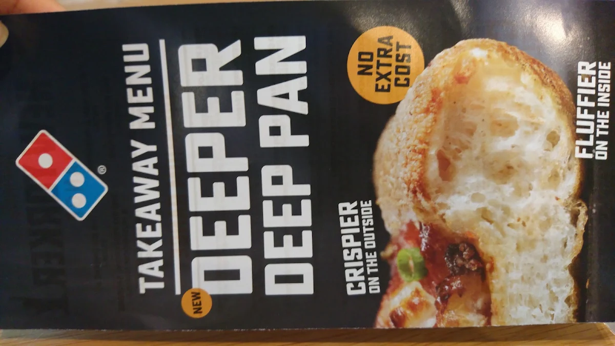 Menu, Domino's Pizza Mareeba