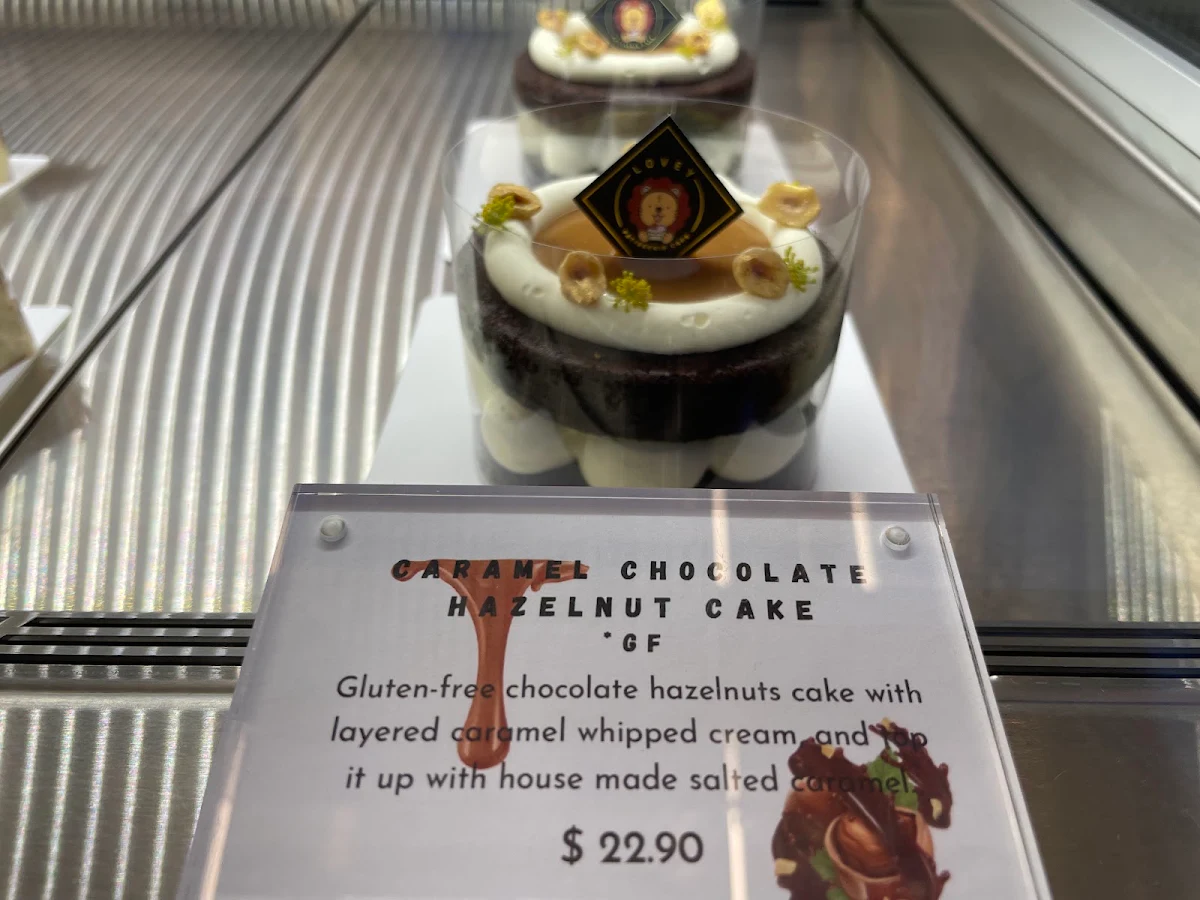 Menu, Lovey Patisserie Cafe