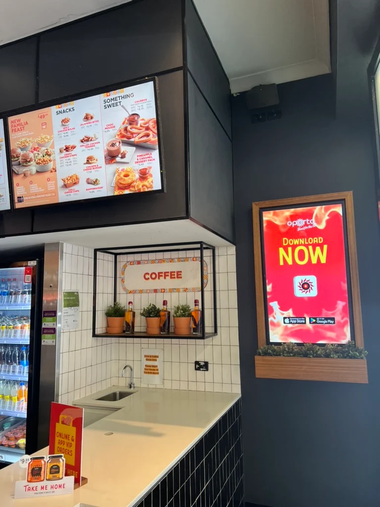 Menu, Oporto Kingscross