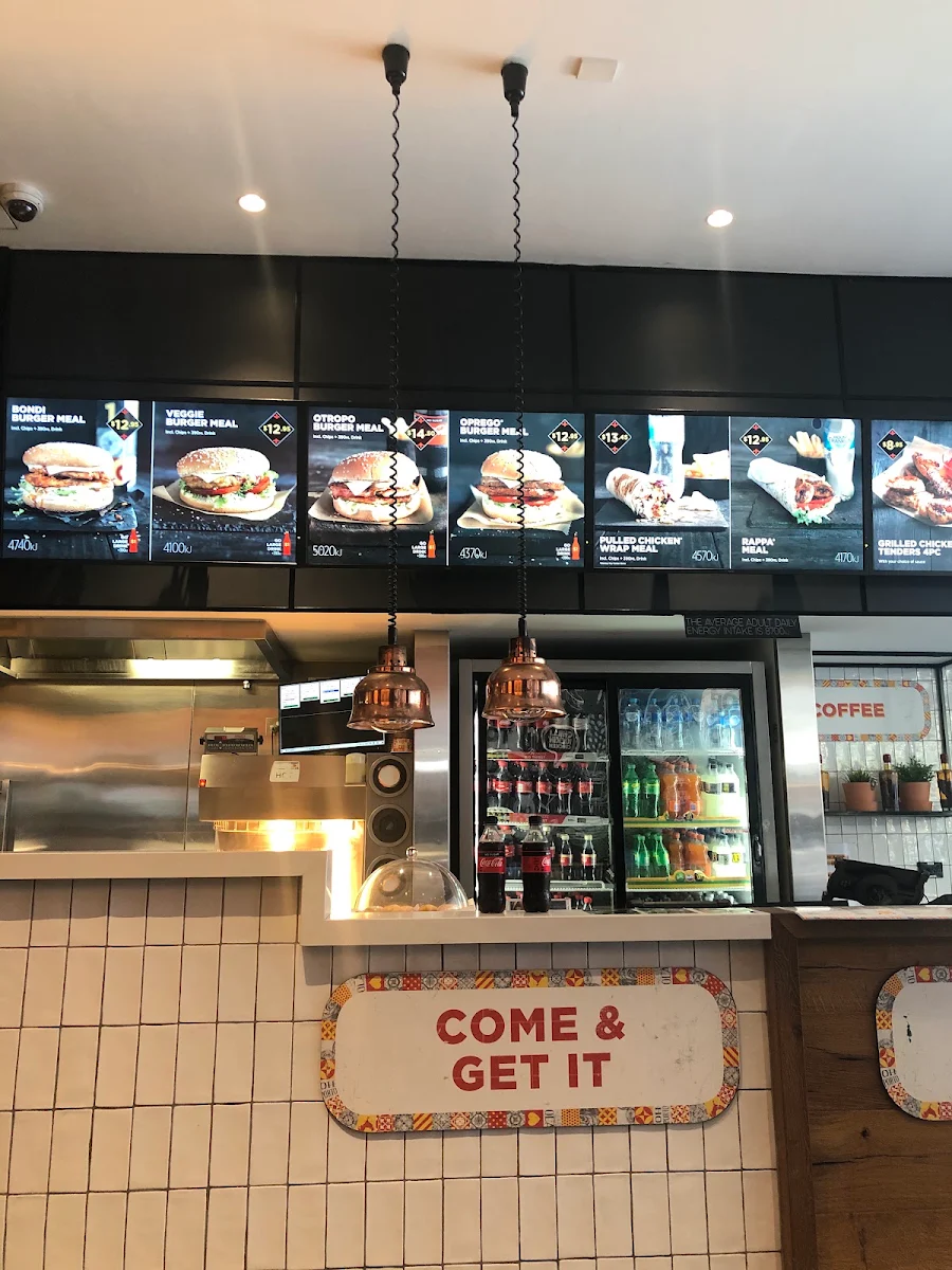 Menu, Oporto Kingscross