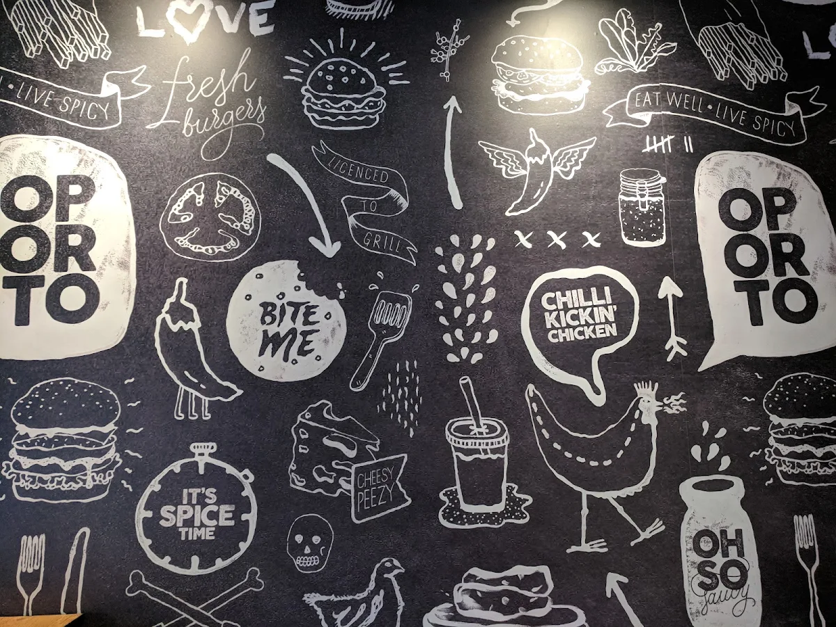Menu, Oporto Kingscross