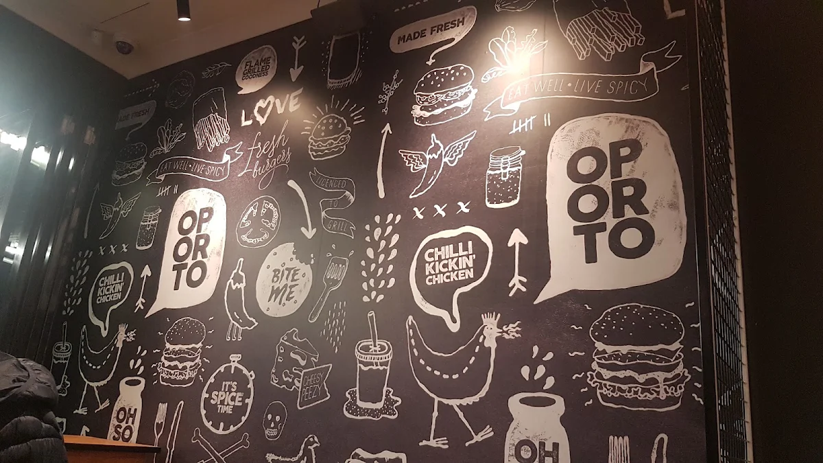 Menu, Oporto Kingscross