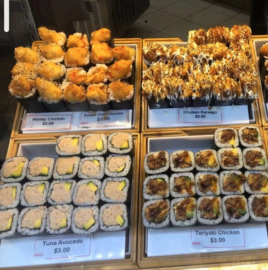 Menu, Sushi Guru