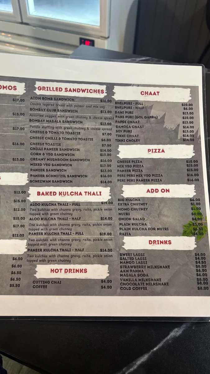 Menu, Mr Crumb, Hoppers Crossing