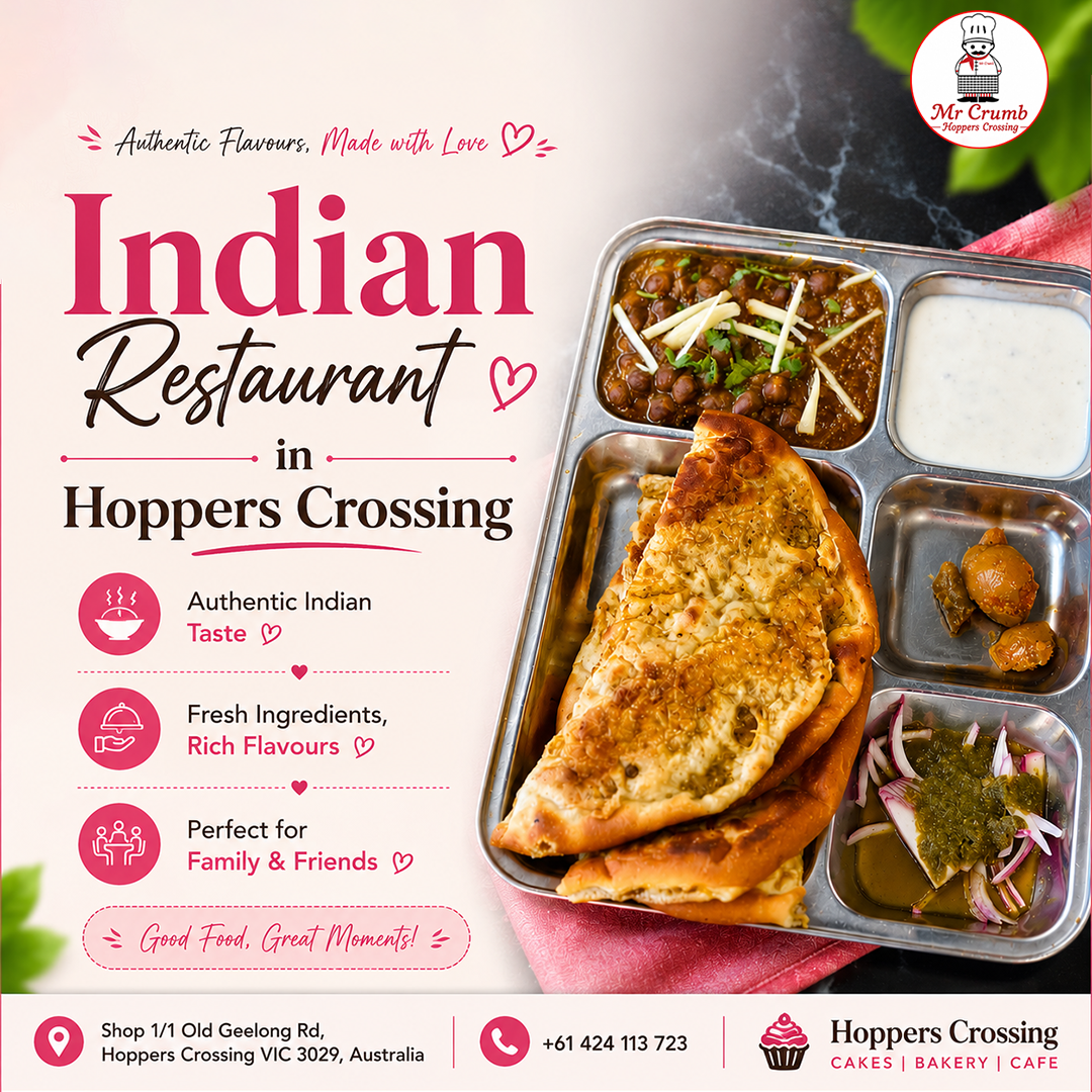 Menu, Mr Crumb, Hoppers Crossing