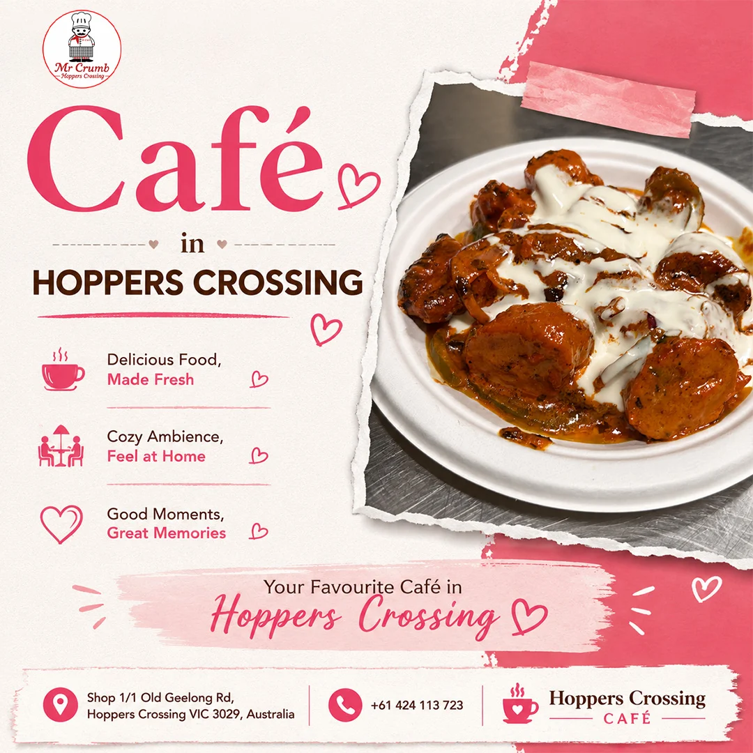 Menu, Mr Crumb, Hoppers Crossing