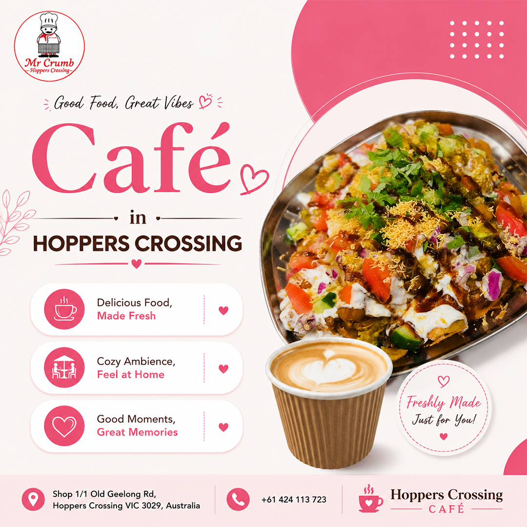 Menu, Mr Crumb, Hoppers Crossing