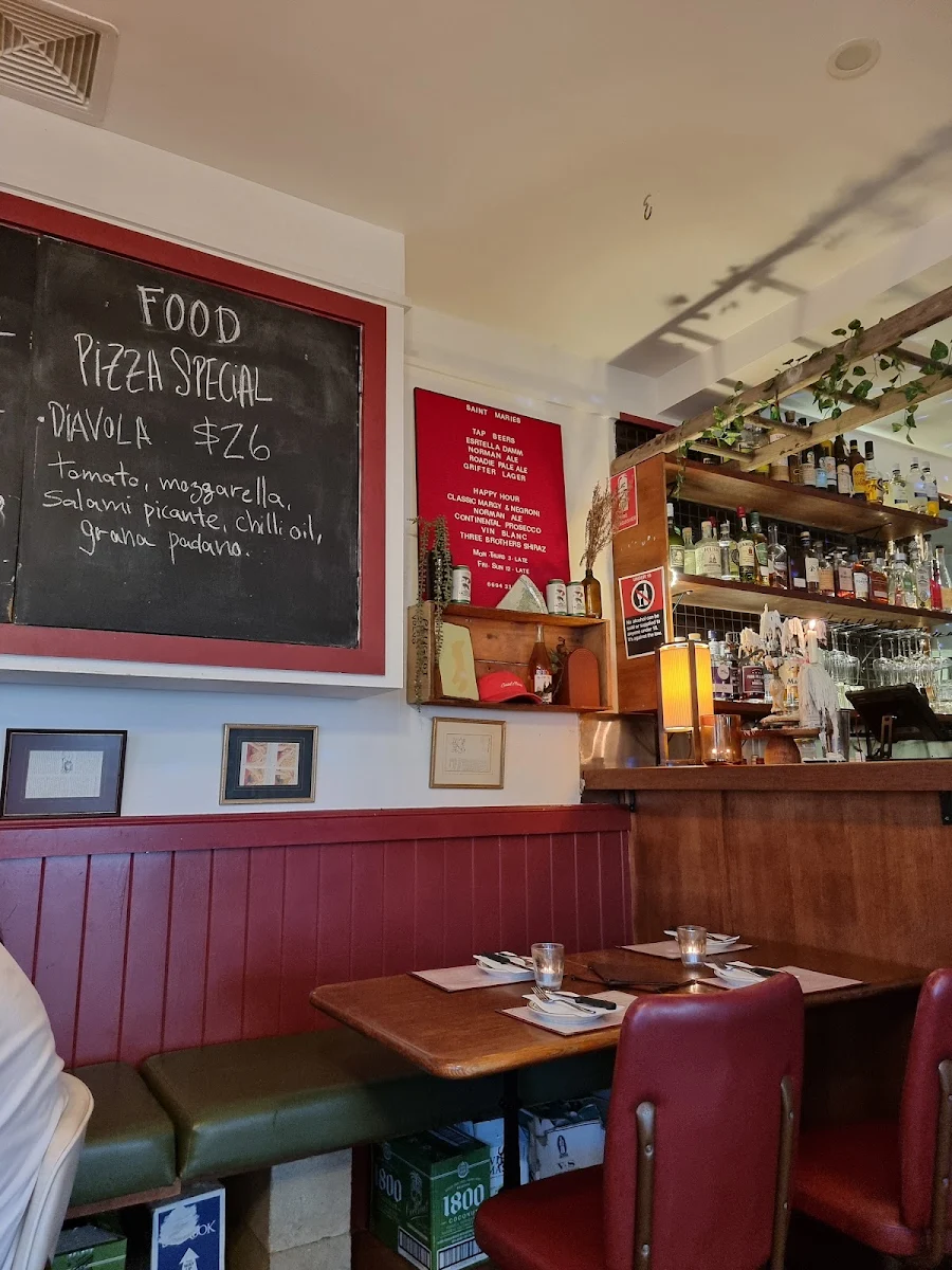 Menu, Saint Maries