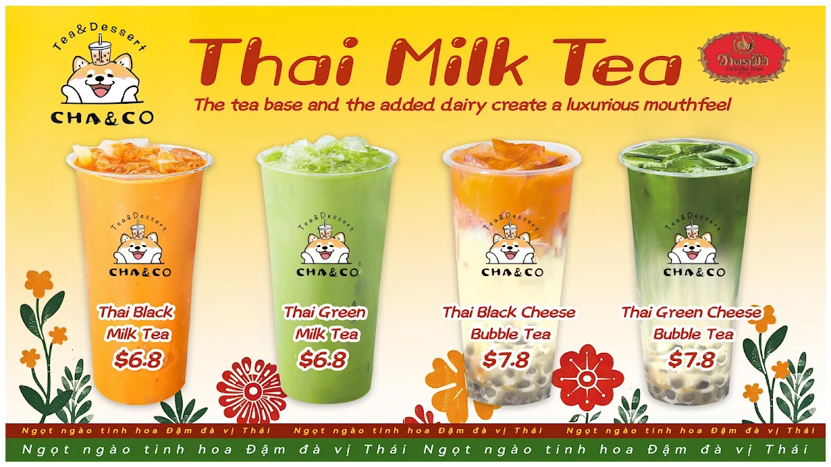 Menu, Cha&Co
