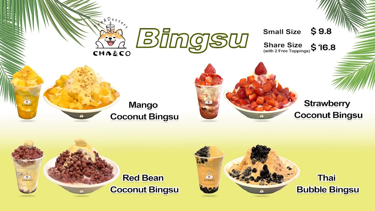 Menu, Cha&Co
