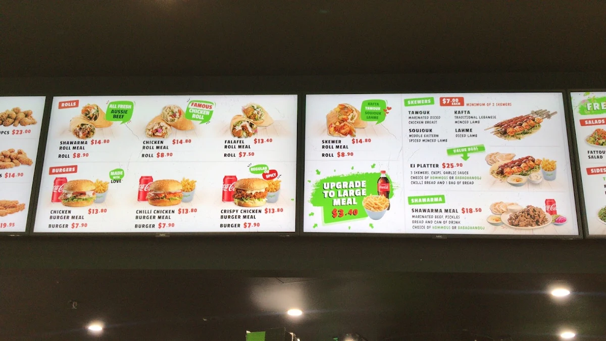 Menu, El Jannah Chicken Burwood