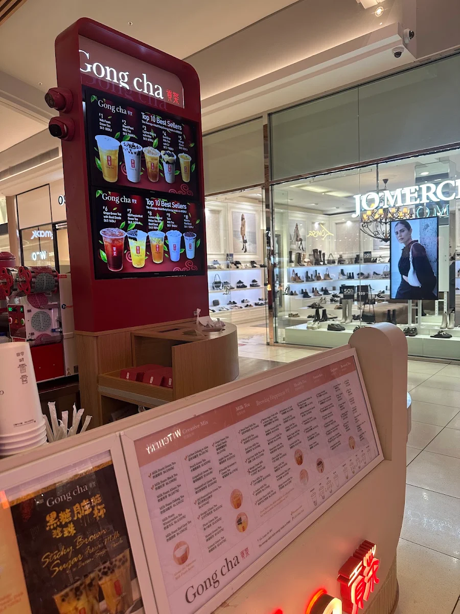 Menu, Gong cha Northland