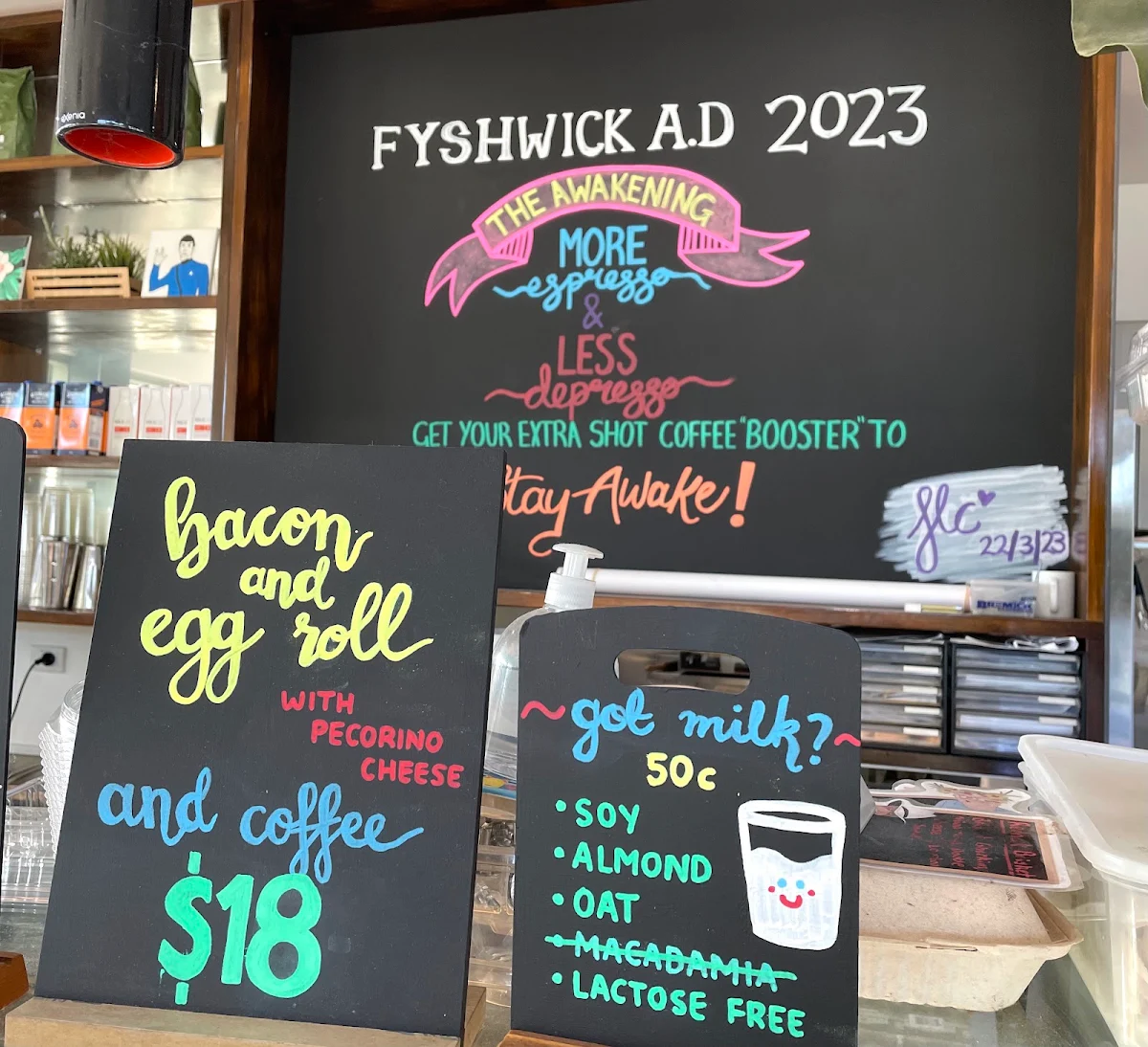 Menu, Silk Cafe