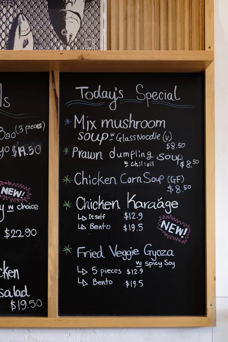 Menu, Moonfishh