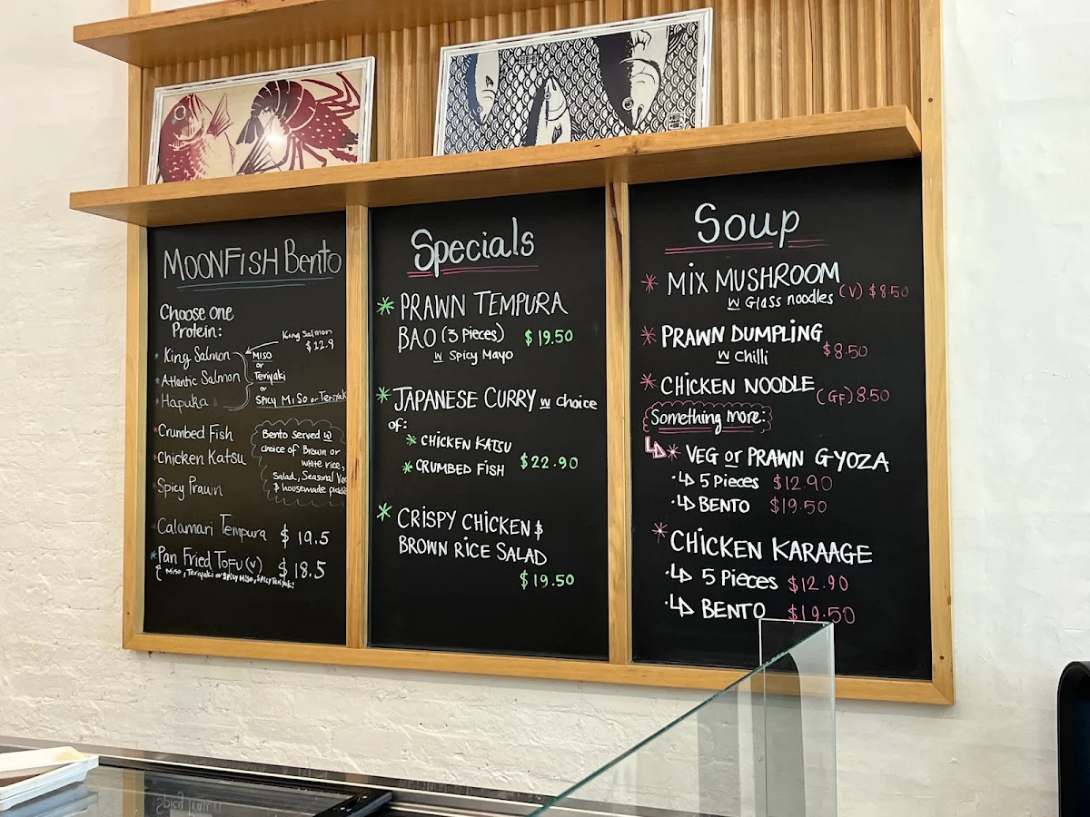 Menu, Moonfishh