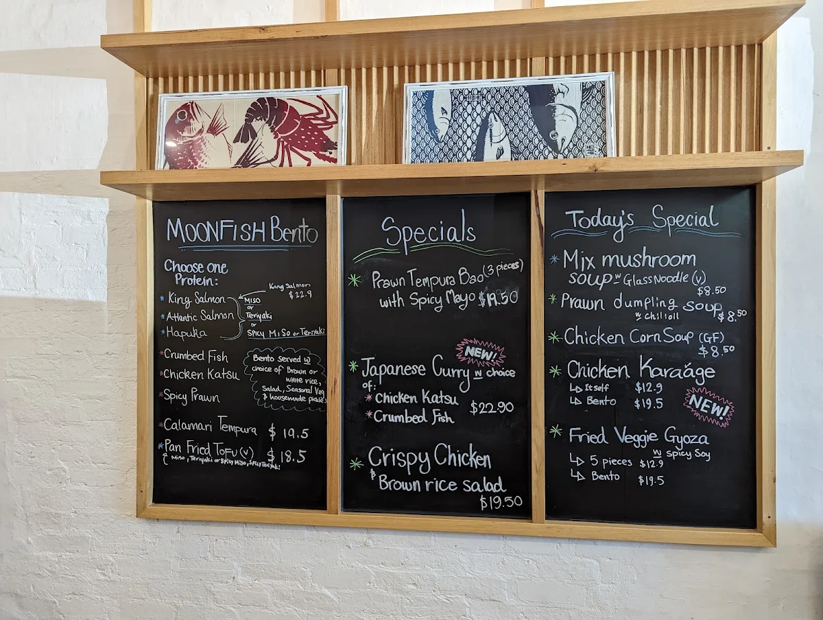 Menu, Moonfishh
