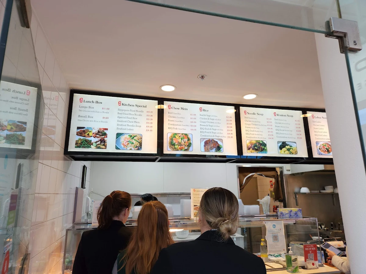 Menu, Top Choi Chinese Cuisine