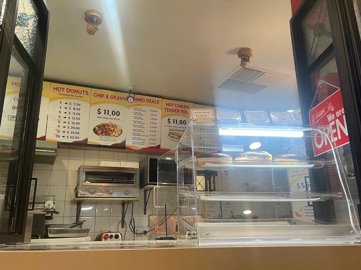 Menu, Donut Inn