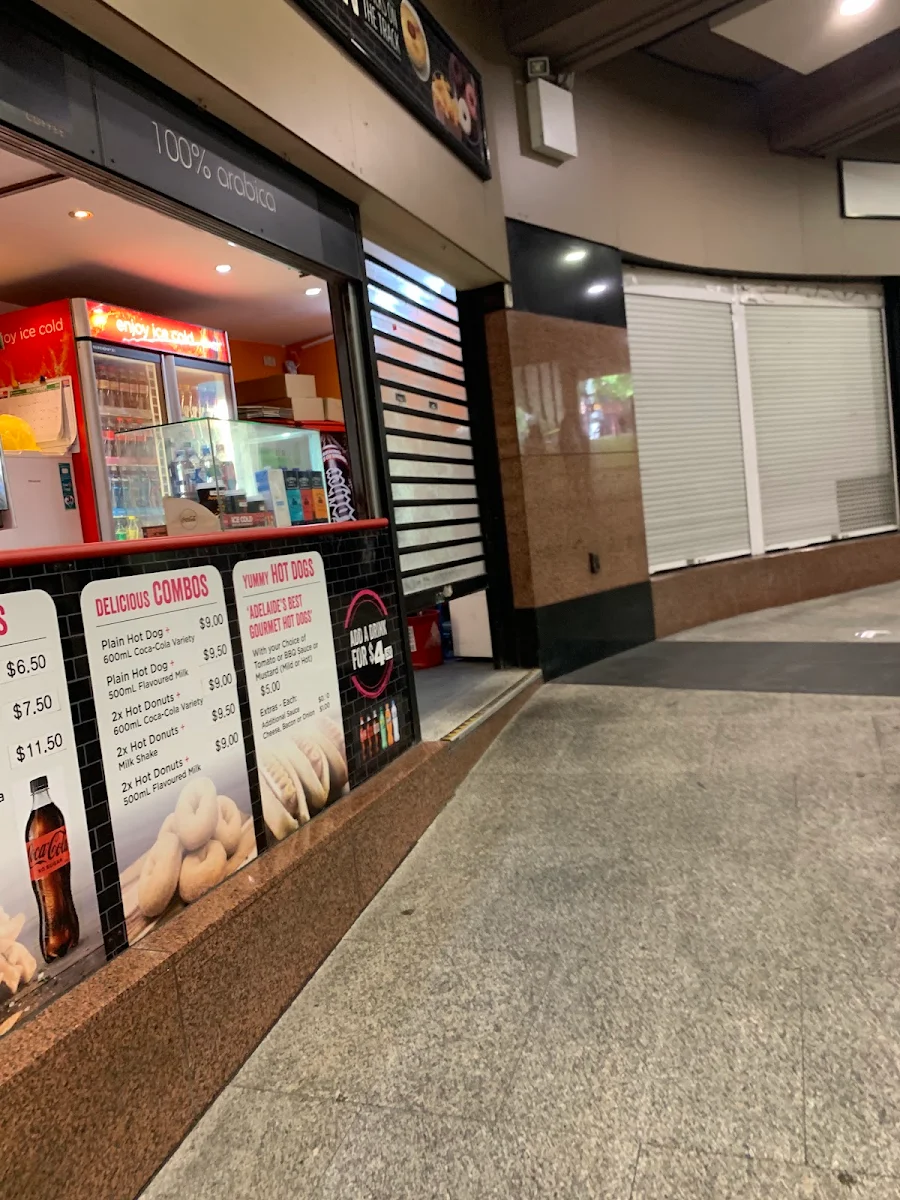 Menu, Donut Inn