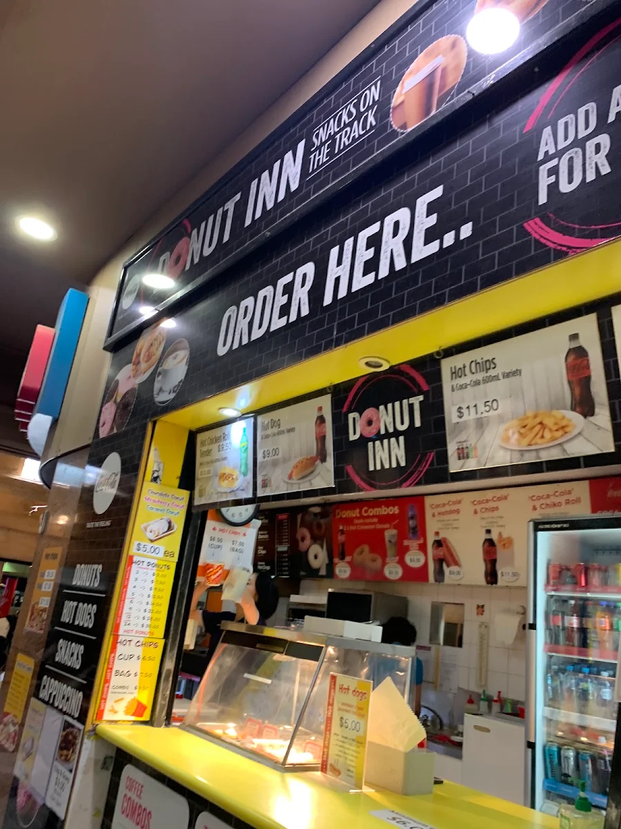 Menu, Donut Inn