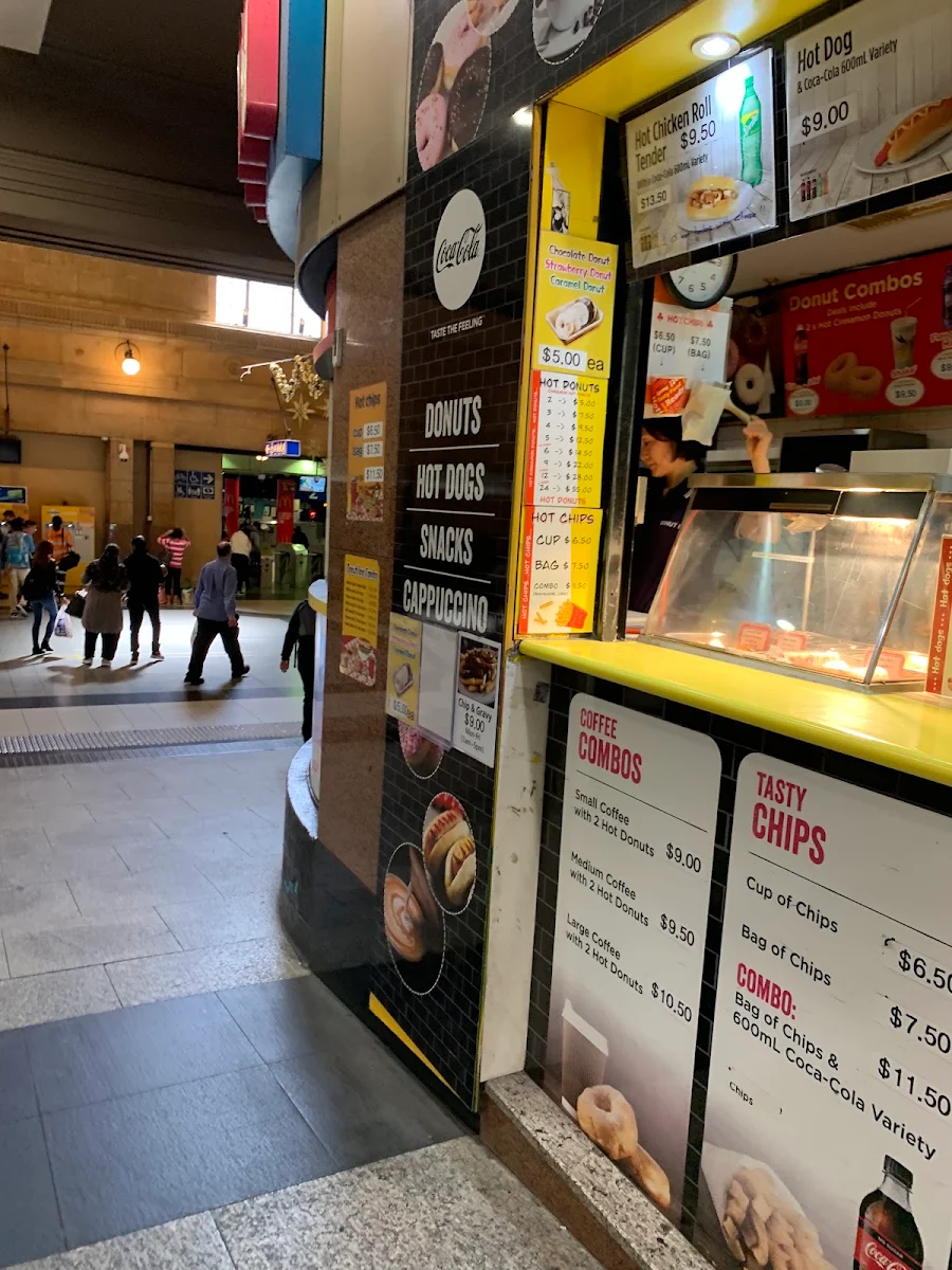 Menu, Donut Inn