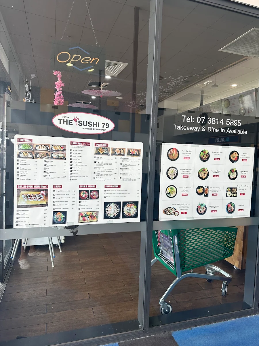 Menu, The Sushi 79 Redbank Plains