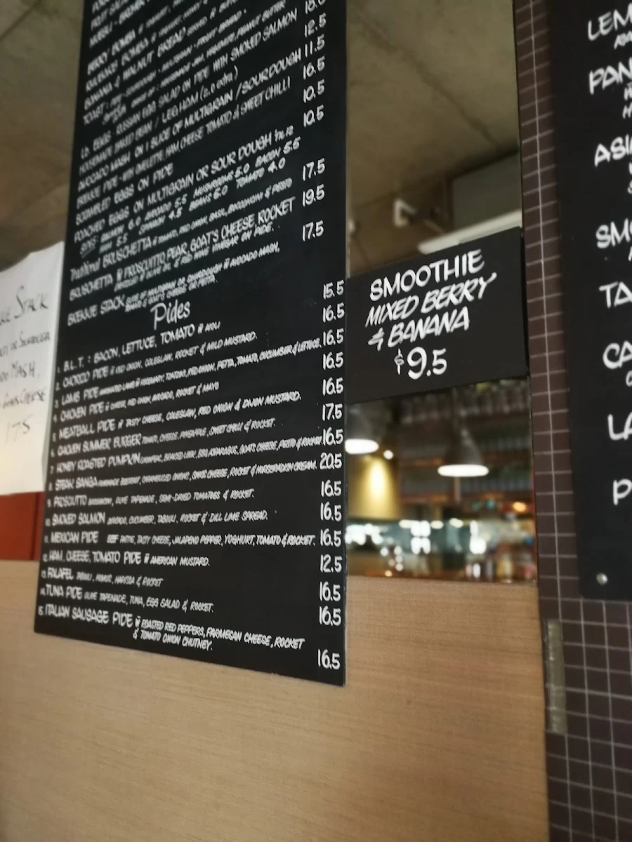 Menu, Pound Cafe South Yarra