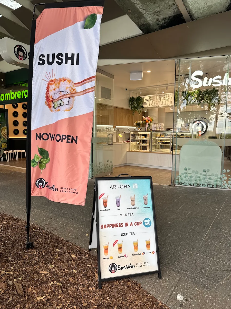 Menu, Sushi Ari Mooloolaba