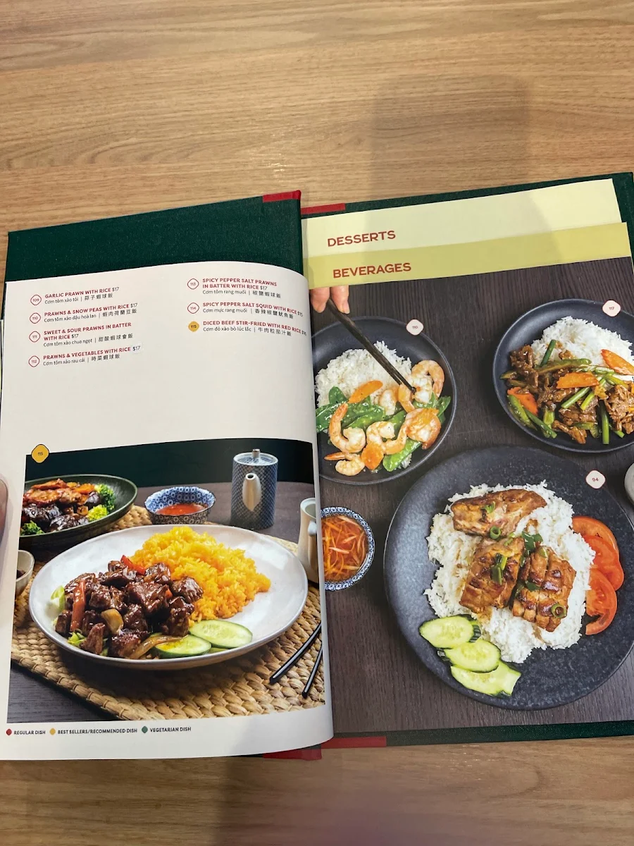 Menu, Dakao Hoang