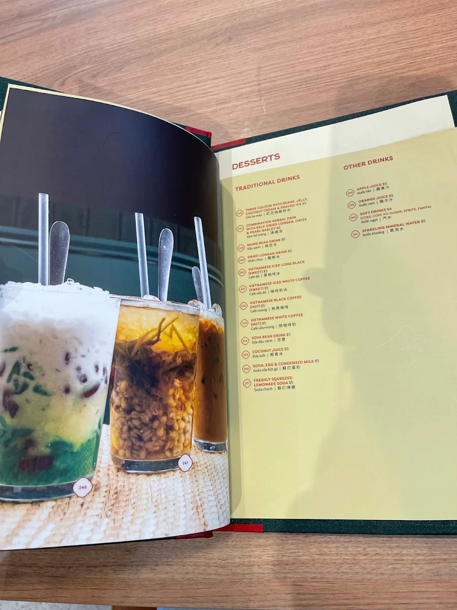 Menu, Dakao Hoang