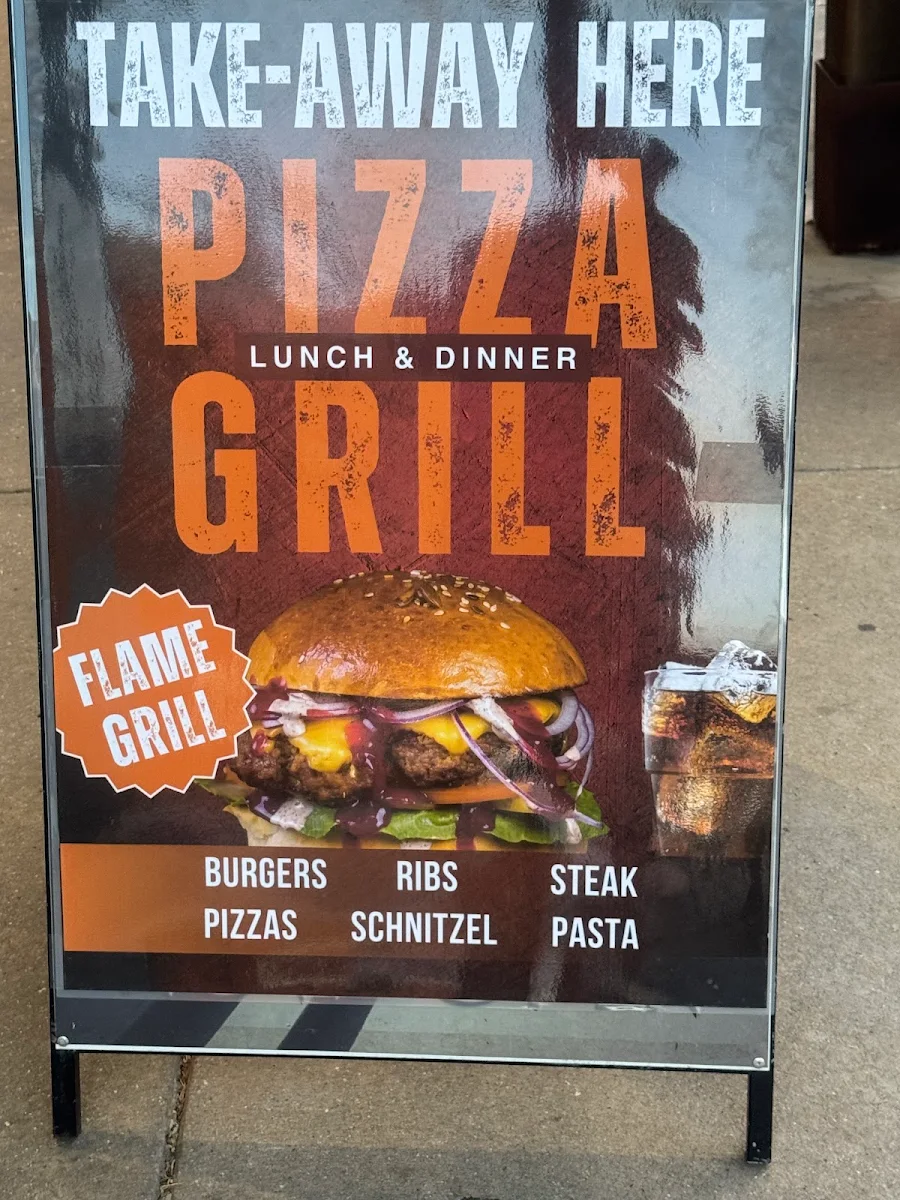 Menu, Zephyrz Pizza & Grill