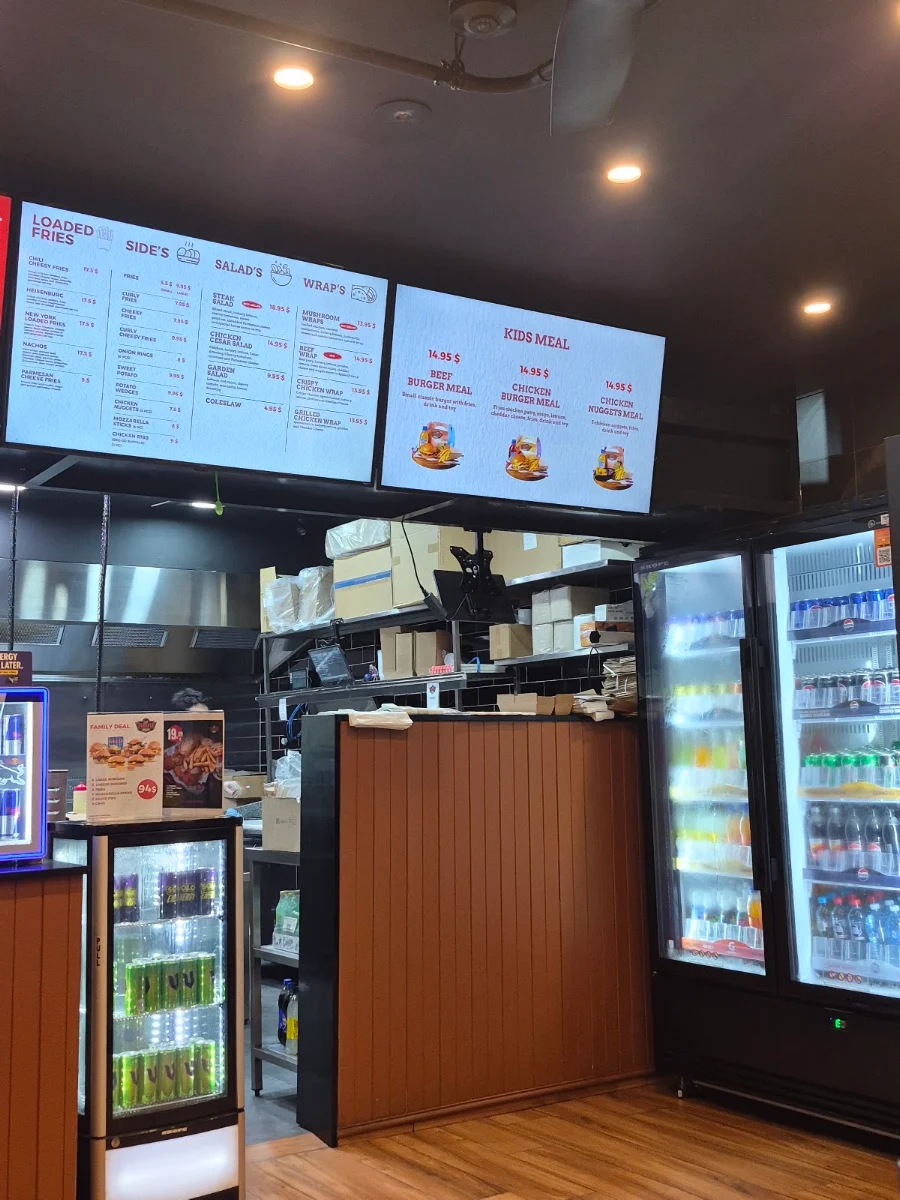 Menu, Firefly Burger Belmore