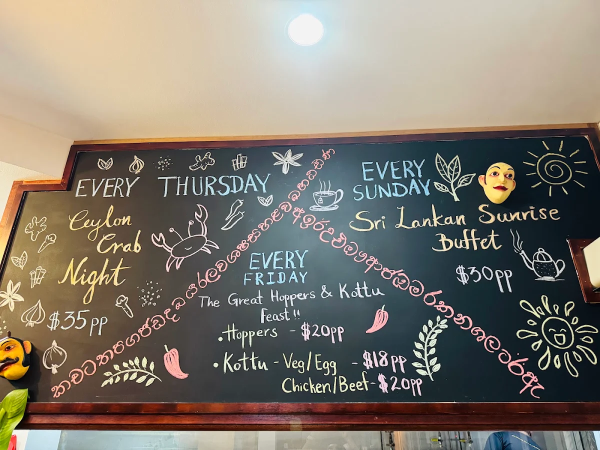 Menu, Flavor Feast