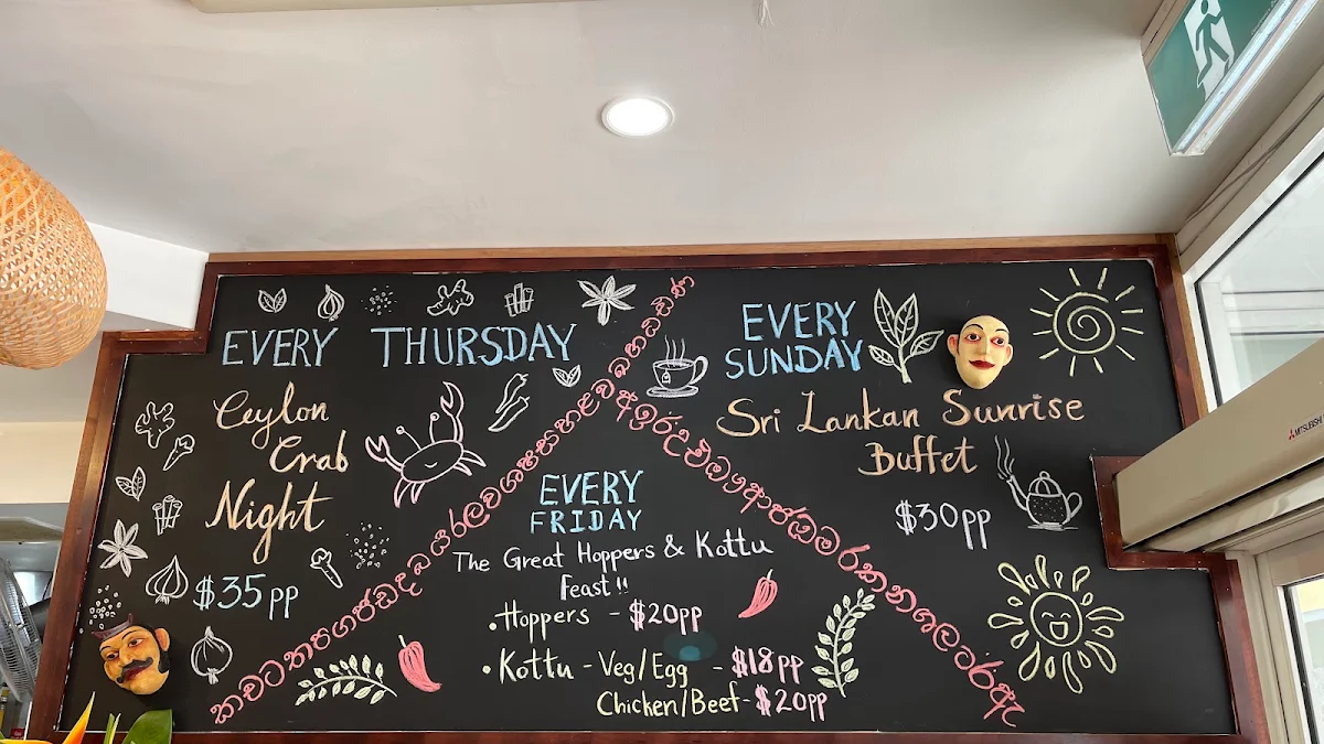 Menu, Flavor Feast