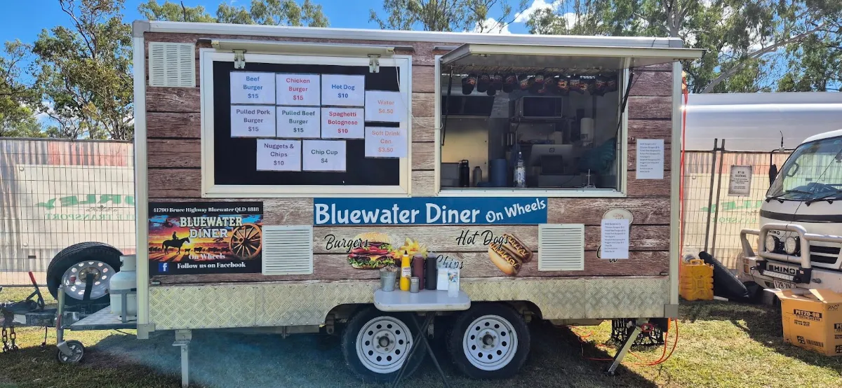 Menu, Bluewater Diner