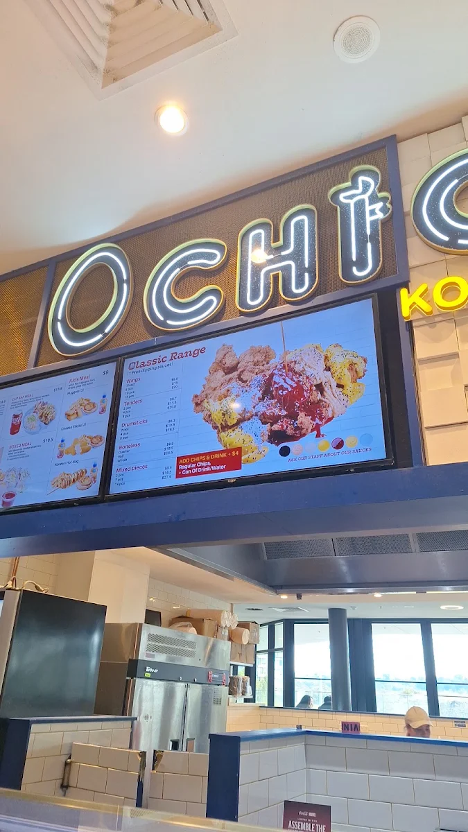 Menu, O Chicken Macarthur Square