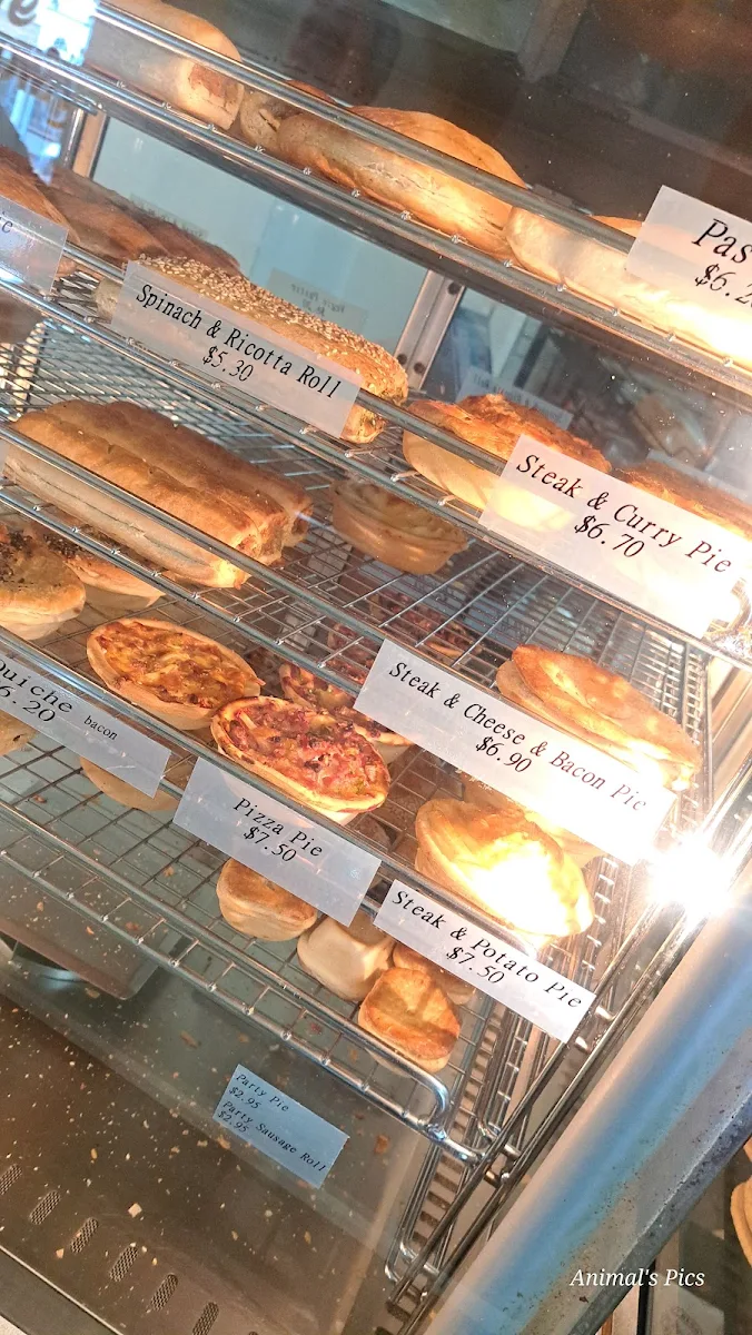 Menu, Dunolly Bakery
