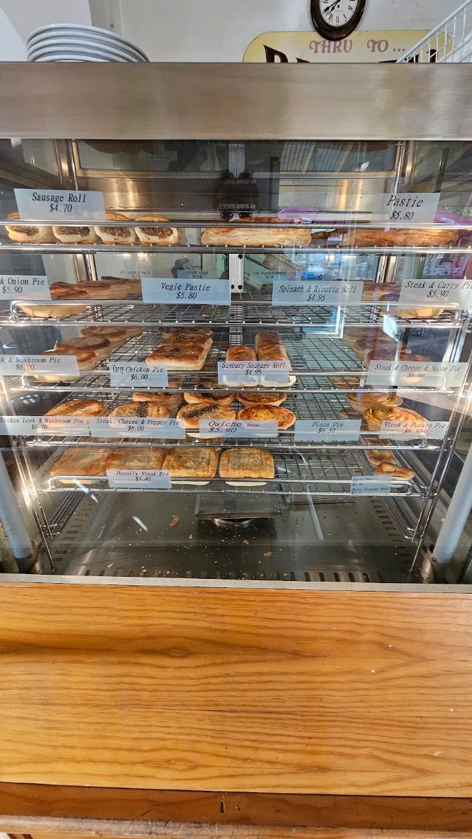 Menu, Dunolly Bakery