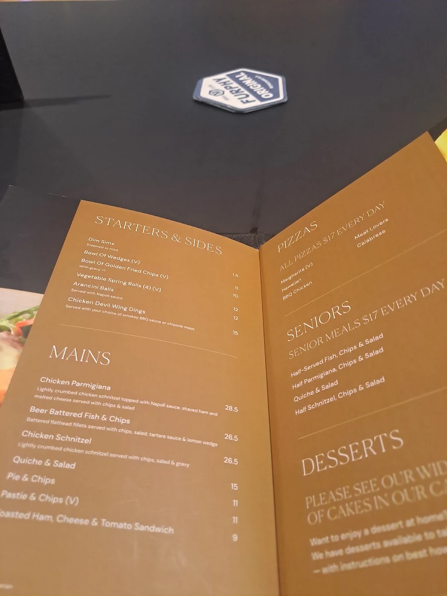 Menu, Welcome Stranger Hotel