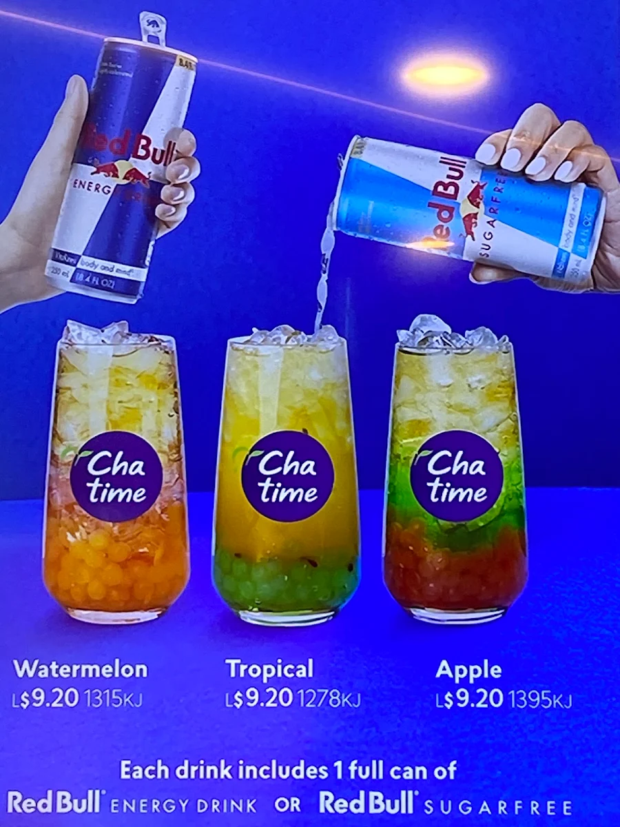 Menu, Chatime Kirribilli