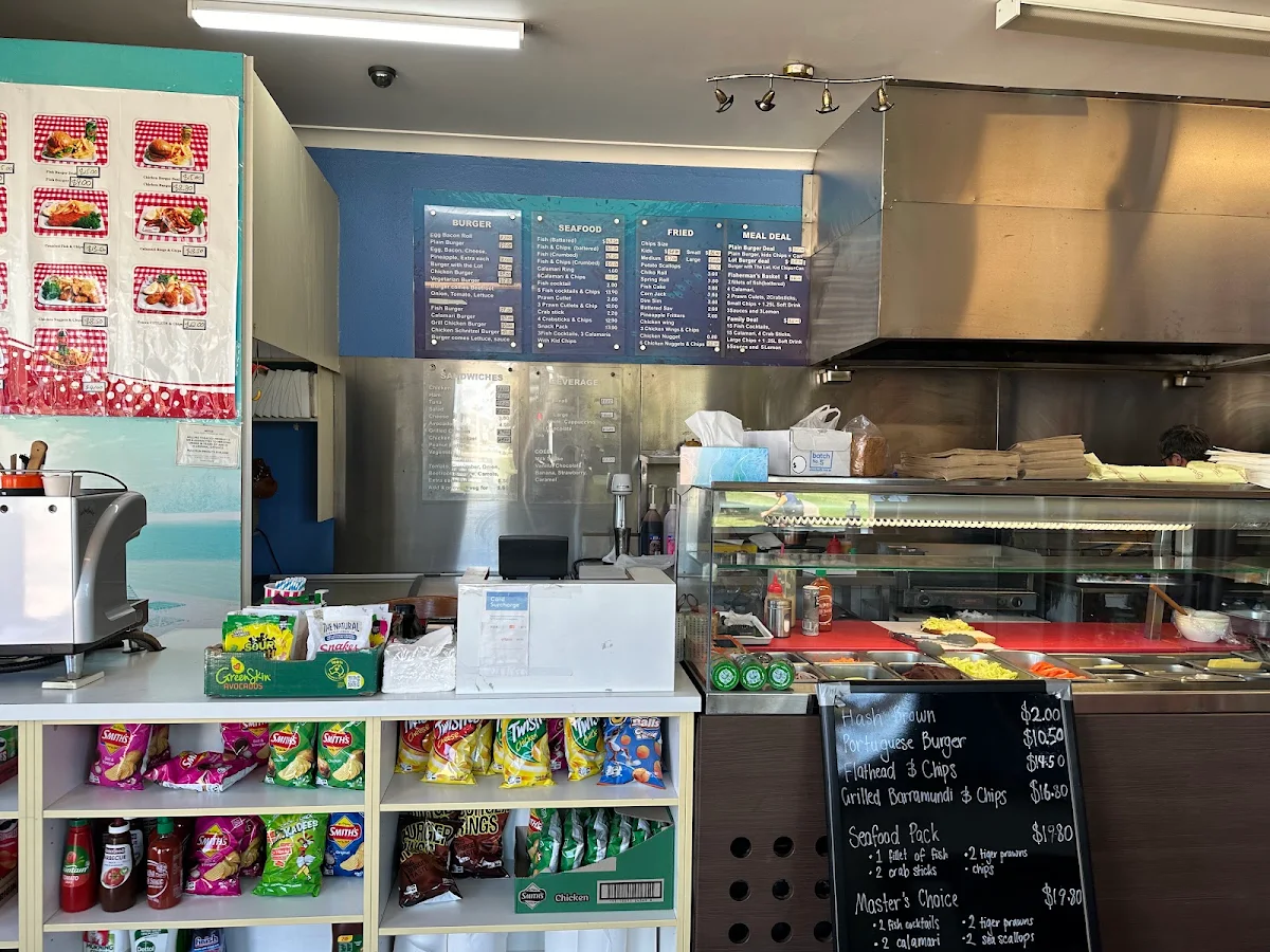 Menu, The Reef Food Bar