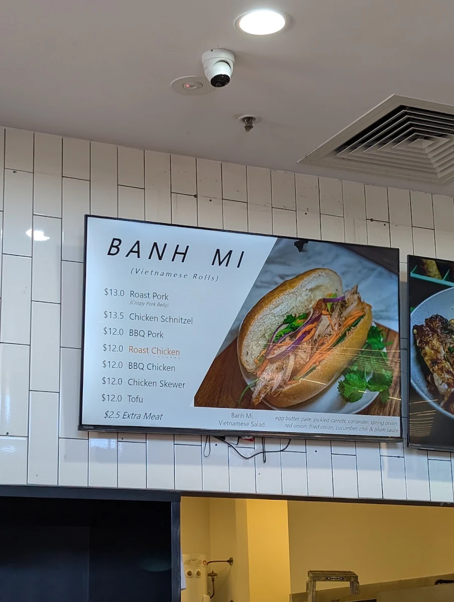 Menu, Tonmax Bakery