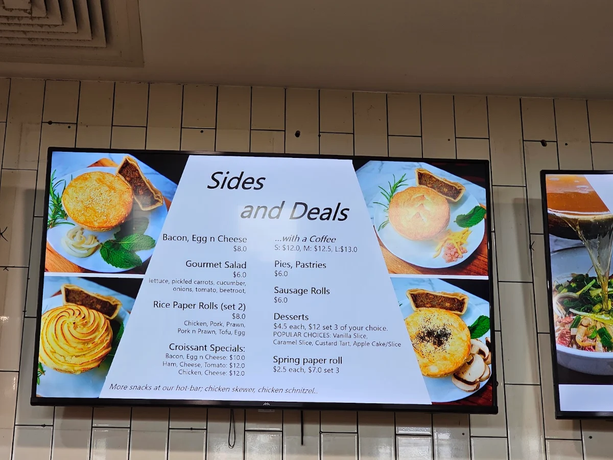 Menu, Tonmax Bakery