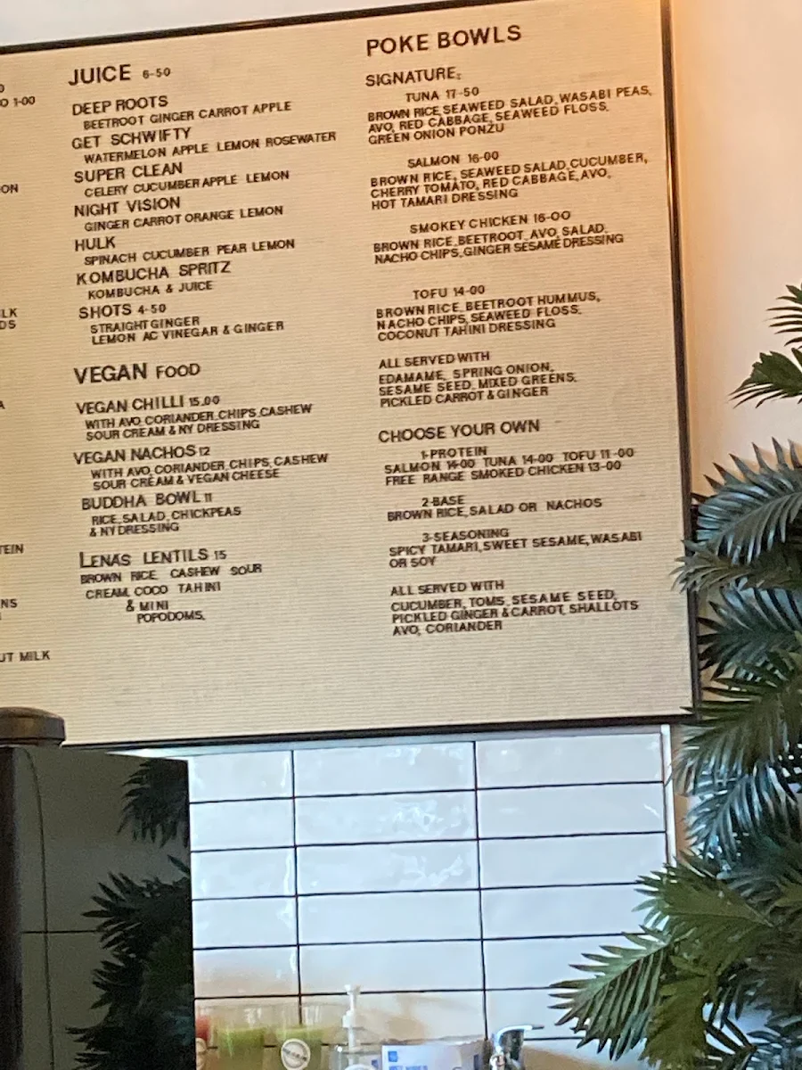 Menu, Bowl & Blend