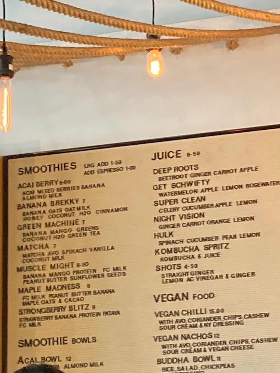 Menu, Bowl & Blend