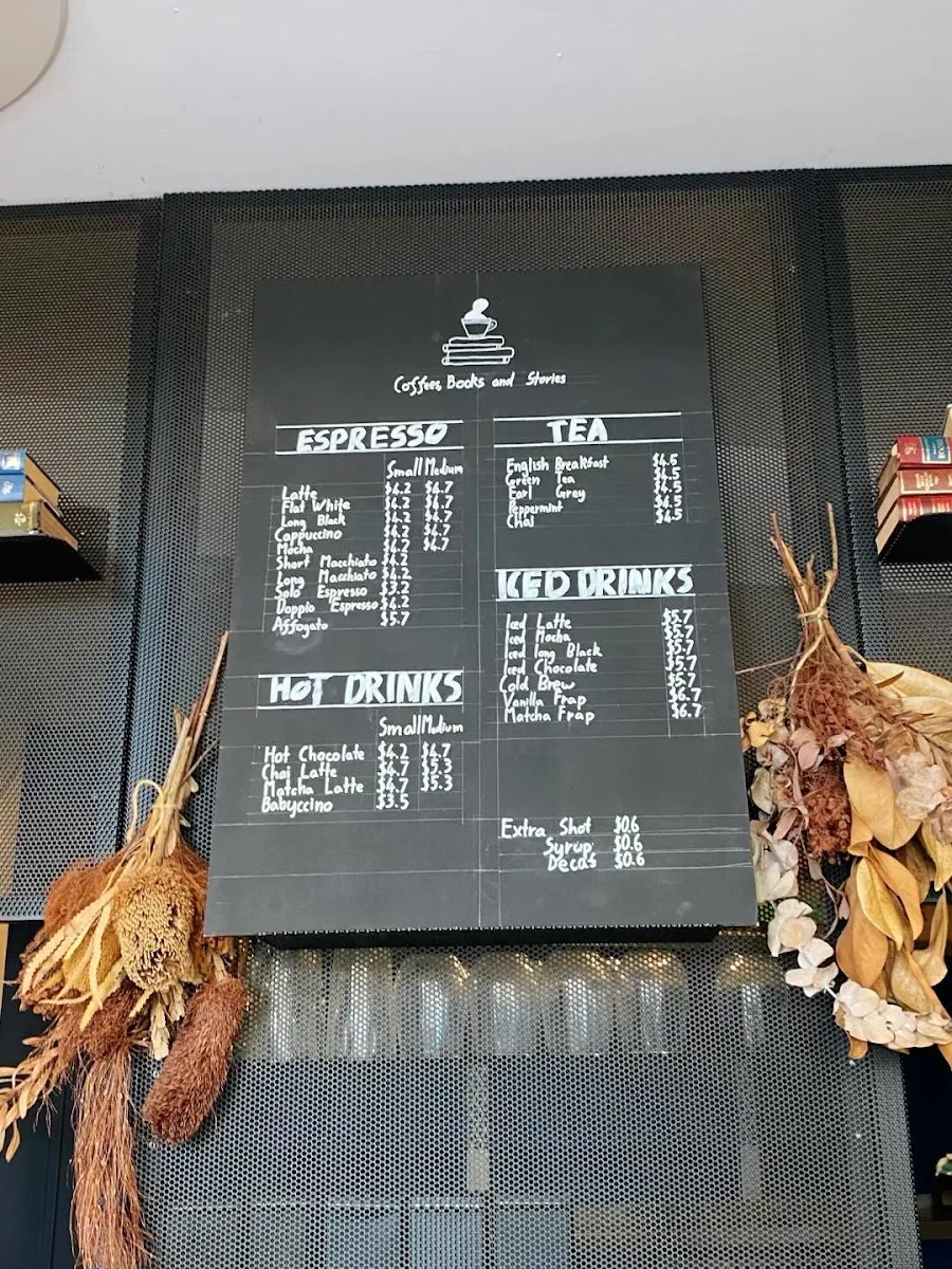 Menu, PAGE7 Cafe